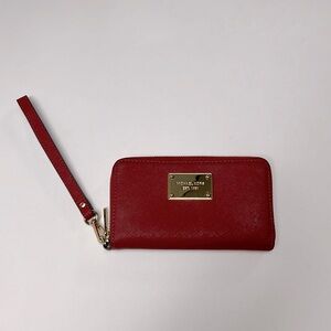 Michael Kors red wallet